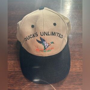Ducks Unlimited Tan and Black Cap
